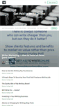 Mobile Screenshot of getpaidtowriteonline.com